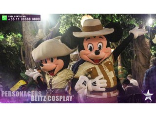 Mickey e Minnie Safari