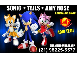 Sonic e Amigos  Personagens Vivos RJ