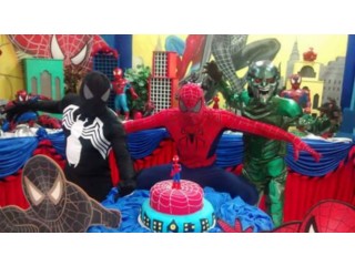 Homem aranha e amigos Personagens Vivos RJ